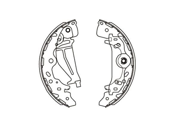 KAVO PARTS stabdžių trinkelių komplektas KBS-3405